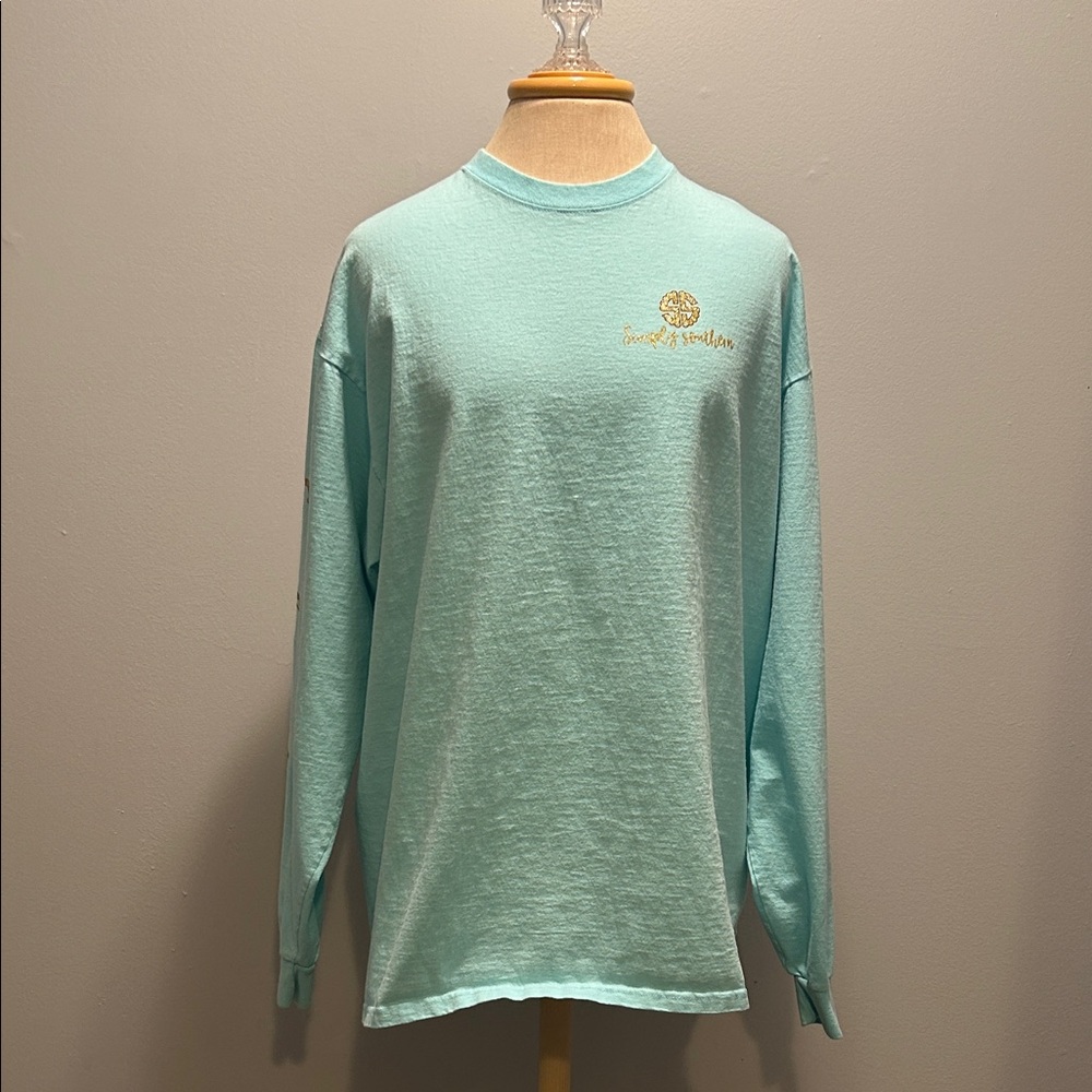Simply Southern Light Blue Long Sleeve Shirt